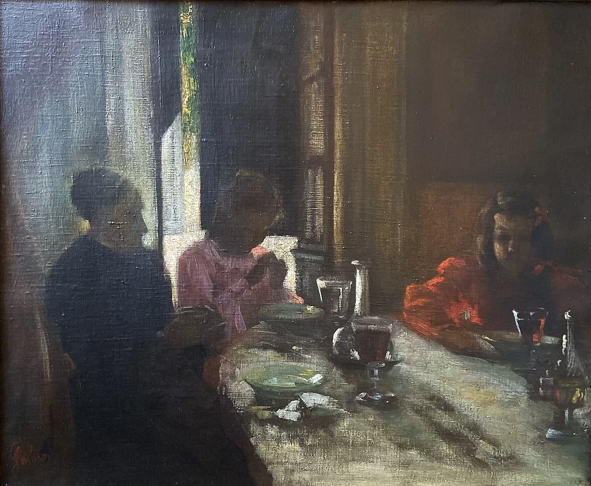 1872-Jeanne Geloso - A tavola, 1904
